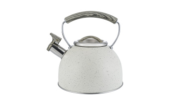Stainless steel milky white marble coating water kettle FH-660