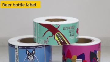 waterproof sticker label for bottle