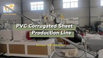 plastic pvc upvc four layers asa glazed  extruder 