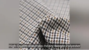 High-Quality Materials Heavy Weight Polyester Spandex Yarn Dyed Jacquard Ponte Roma Knitted Fabric1