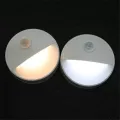 Half Moon Induction Lamp LED Round Human Body Induction Night Light White Light