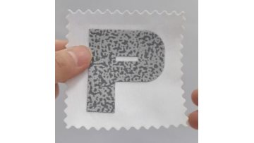 Flocking heat transfer film label