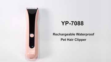 Easy Clean Stainless Steel Can Washed Dog Clipper Electric Pet Hair Trimmer1
