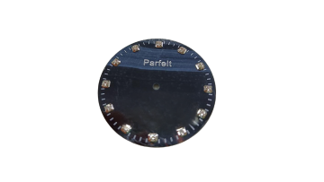 DL-457 blue tiger eye watch dial