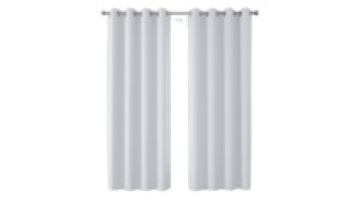 Beige Curtain Fabric Blackout Shades Window Curtain1