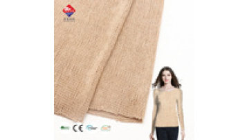 Wholesale 100% Polyester Comfortable Plain Dyed Garment Velvet Hacci Chenille Fabric for Women Winter Garment1
