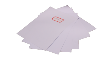 PVC core sheet is cutting