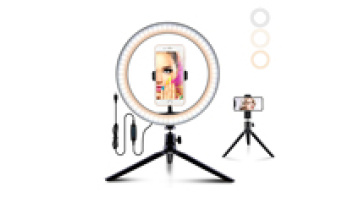 Adjustable LED Ring Light Kit with Tripod for TikTok Makeup Videos1