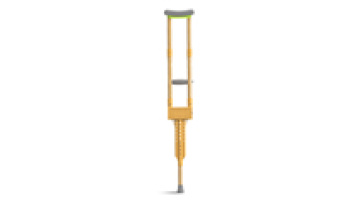 45cm Three-Section Non-Slip Cross-Border Crutches for Elderly Young & Disabled People Fractured Rehabilitation Cane1
