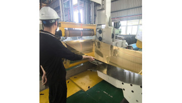 Prepainted aluminum with golden color