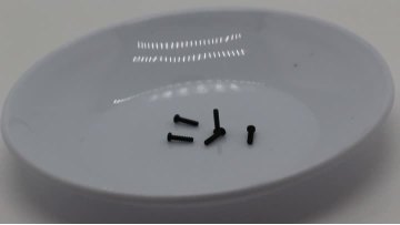 Cross flat head flat tail M1.2 precision gear box positioning nail