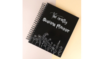 Customized Spiral Single Coil Hardcover Project Business Notebook Planner Journal With Tab Divider1