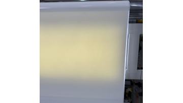 LIVITE 900GSM white PVC coating fabric membrane materials is in production.