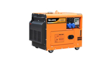 7KVA 220V silent air cooled diesel generator with digital panel1
