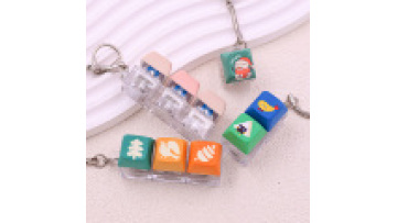 Anime Keycap Custom Design Keycap Fidget Keychain Keyboard Click Fidget Cute Keychain Keyboard Shape Keychain1