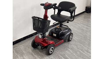 Four wheeled electric scooter