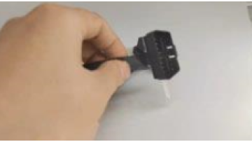 Custom black automotive wiring harness