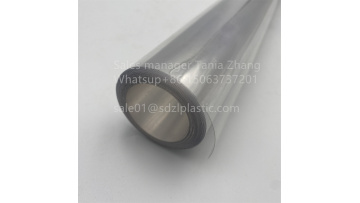 Transparent low-temperature resistant blister APET