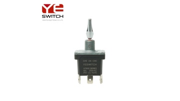 IP68 (ON)-ON-(ON) Flat Metal Toggle Switch