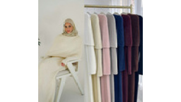 Winter Abayas Set 2026 Latest Abaya Islamic Clothing Women's Dresses Soft Knit Dress With Detachable Cape 2PCS Abaya1
