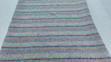 Soft & Stretchy Colorful Stripes Pattern Cotton60% Poly40% Loose Terry Fabric For Coat/Jacket/Sweatshirt1