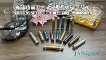 Double head advertising screw sign standoff screw