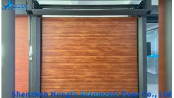 Spiral high-speed rollup door