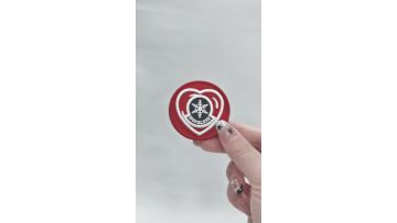 Three-dimensional full embroidery patch