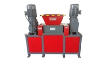 Small scrap metal crusher solid waste,plastic bottle two shaft mini shredder metal shredder machine1