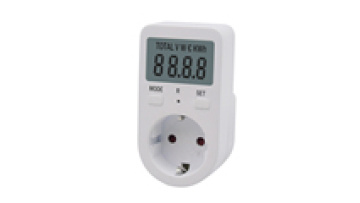 EU Type F Digital Super Mini Plug-in Power Meter Energy Analyzer Energy Monitor1