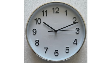 DX3002 8-INCH Electroplated Wall clock