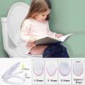 Double Layer Child Adult Toilet Seat Child Potty Training Cover Prevent Falling Toilet Lid For Kids PP Material O U V Shape Pot