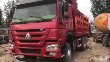 Red Colour Dump Truck