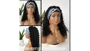 wholesale wigs 100% human hair vendors for black women cuticle aligned virgin brazilian hair headband wigs1