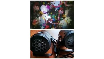 Led Snowflake Projection Light 16 Pattern Christmas Decoration Light Colorful Rotating Party Holiday Projector Event Club Bar1