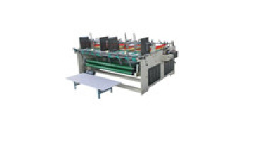 Two sides semi-automatic pressing type box gluer machine for corrugated paper board packing1