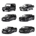 16 Styles 1:36 Black Model Car Simulation Vehicles Diecast Alloy Metal For SUV Super Sport Car G63 Q7 918 Gift Toy For Kids ZW