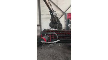 hydraulic metal baler machine