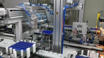 Solar Panel Stringing Process