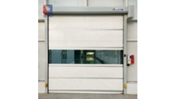Industrial area workshop purification garage dust proof fast door insect proof pollution free high speed rolling pvc fast door1