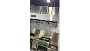 Smoke hood type oil fume purification exhaust integrated machine2