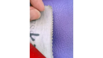 Sustainable PVC Stitched Leather Roll, Stain-Repellent Printed Knitted Backing for Furniture, Car Seats & Bedding