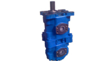 Hydraulic Double Gear Pump Displacement 50ml/r Die Casting Double Triple Tandem Hydraulic Gear Pumps1