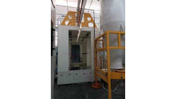 horizontal powder coating machine