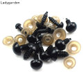 100PCS Black Plastic Doll Eyes Safety Eyes for Toys Stuffed Toys Animal Puppet Dolls Craft Eyes for Toy 6MM 8MM 9MM 10MM 12MM