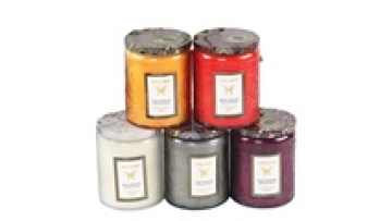 7cm*9cm Hot Sale Perfumed Wholesale Glass Candle Holder with Lid Diy Luxury Aroma Candle Jar1