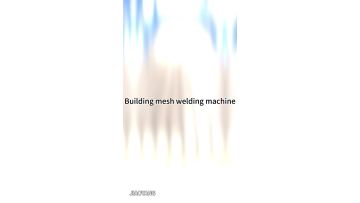 Building mesh welding machine