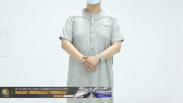 new fashion cotton soft fabric moroccan kaftan dress ikaf thobe short sleeve for men clothing1