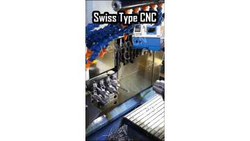 Swiss type cnc