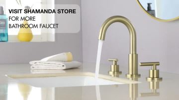 1515BG Widespread Bathroom Sink Faucet
